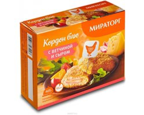 Кордон блю с ветчиной и сыром "Мираторг" 405гр